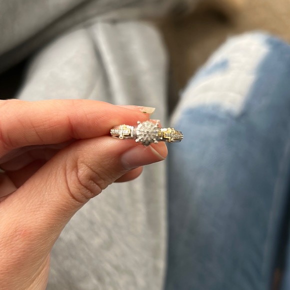 This is a 14 karat ring, I received it as a gift, but didn’t want to take it!